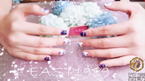  青花美甲怎么做？保定東方技工學(xué)校教你巧做美甲！